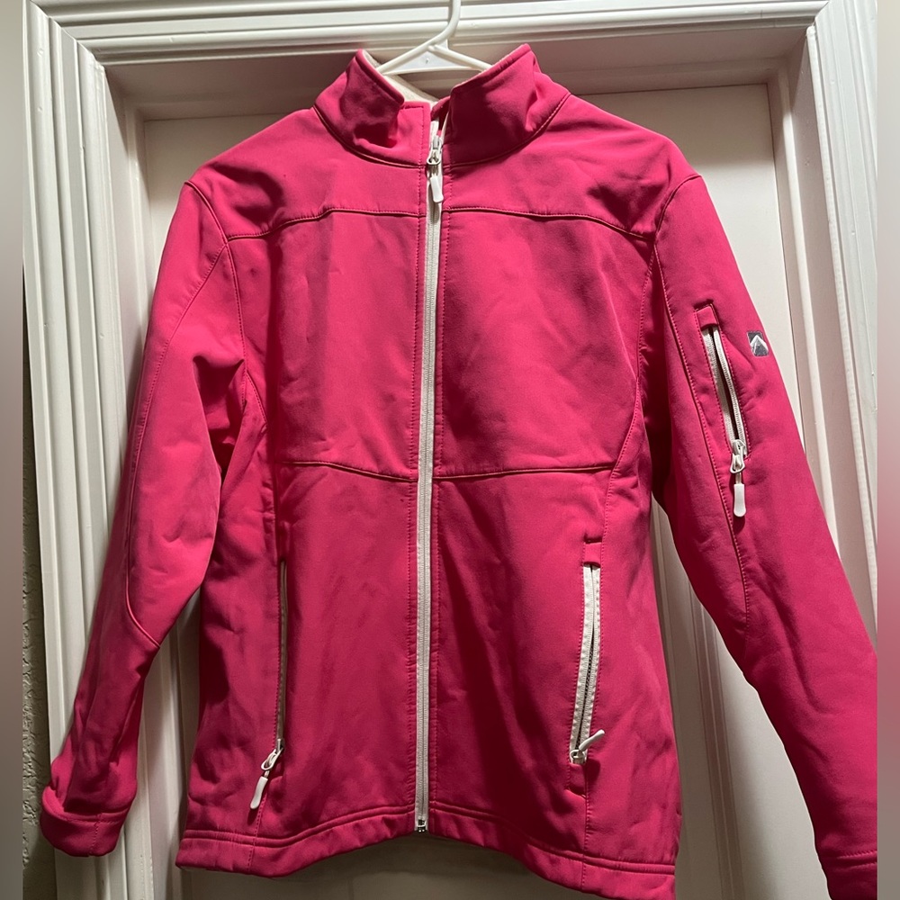 Girls XL pink ski coat, outfitters trading co